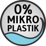 Siegel 0% Mikroplastik der Firma Schaebens 
